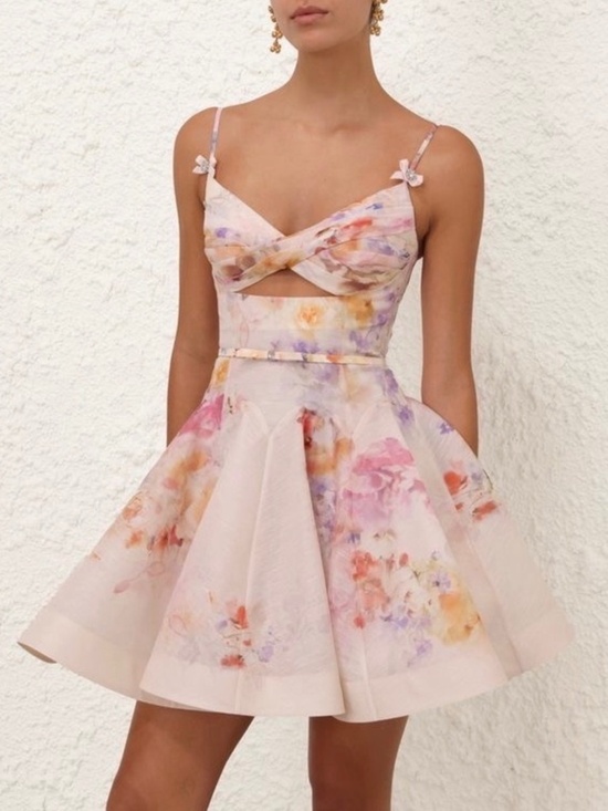 Zimmermann Dresses & Skirts - Zimmermann Crush Twist Front Mini Dress